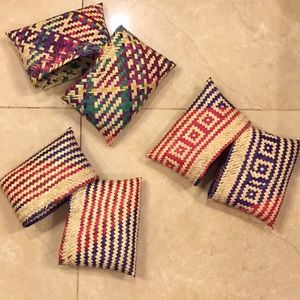 Authentic Mexican Hand Woven Storage Pouches